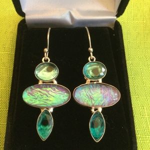 Unusual Opalescent Earrings